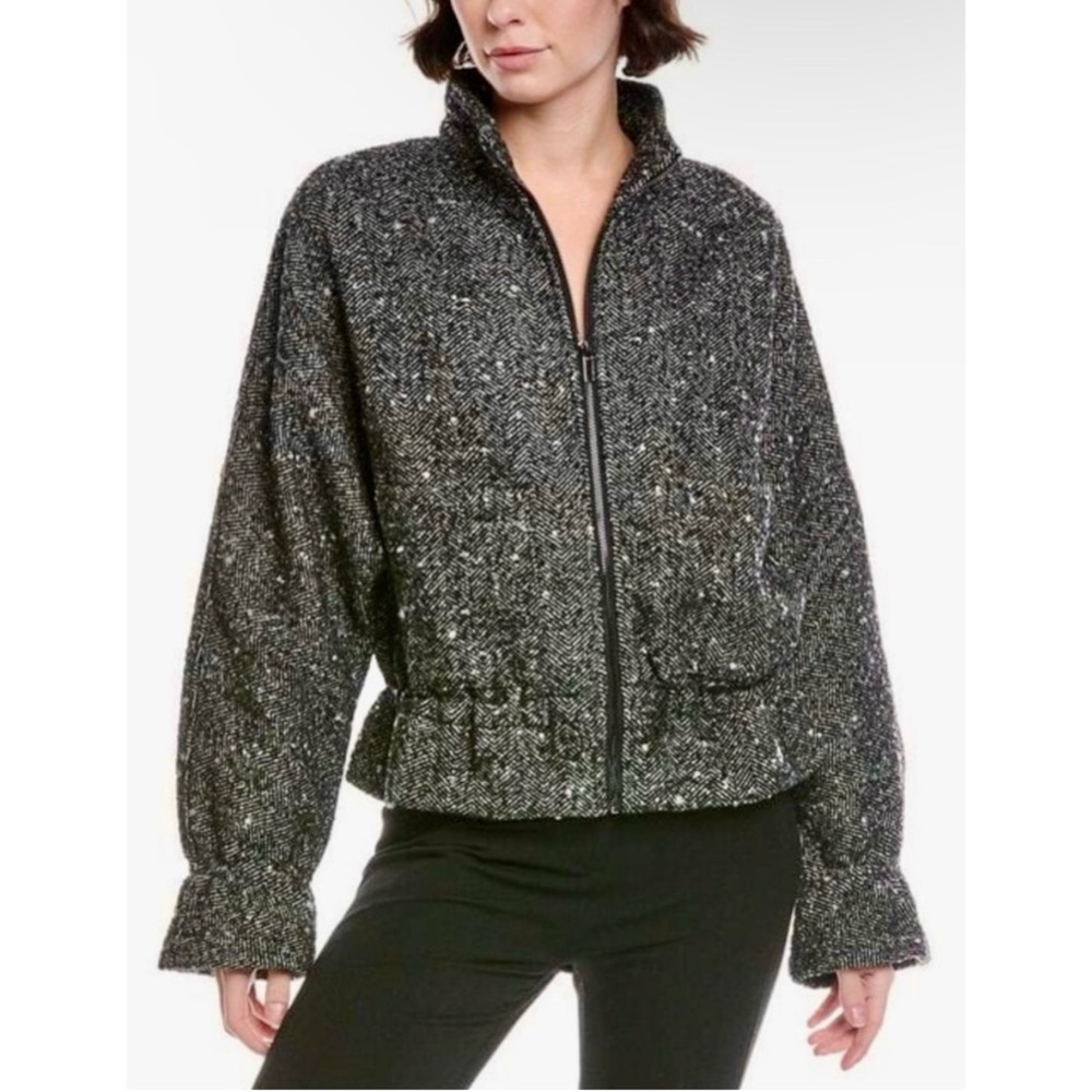 NVLT Dolman Knit Wool-Blend Jacket XL NEW